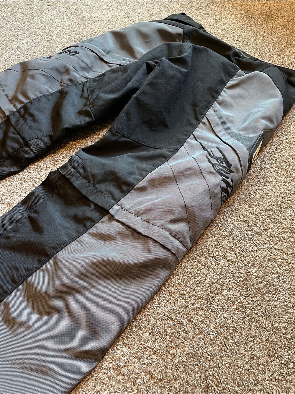 Fly Racing Motocross Racing Pants Black and Grey Colorway - Picture 5 of 6